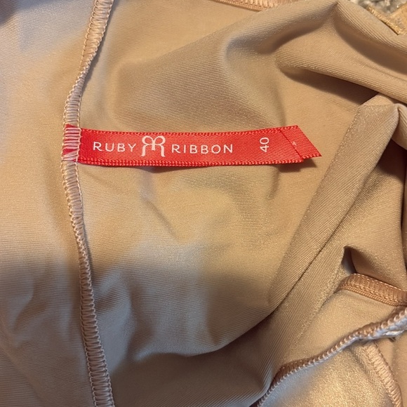 Ruby Ribbon Beige Shapewear Slip - Picture 2 of 4